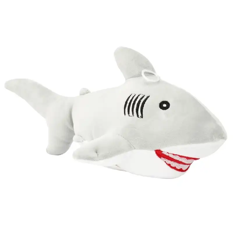 Shark Soft Stuffed Toy Animal Plush Toy Huggable Play Plushies Grey 30cm