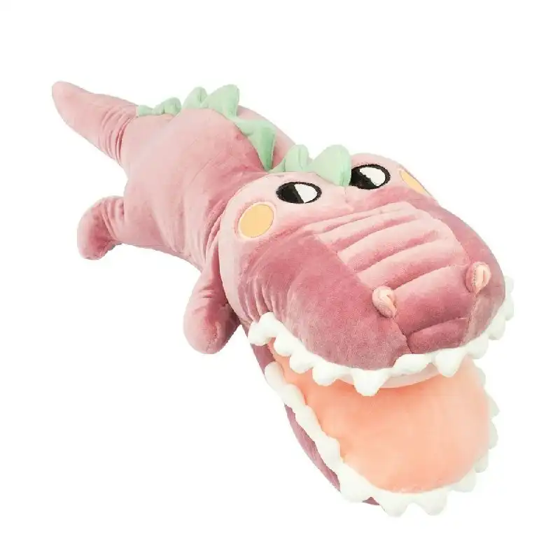 Plush Toy Ultra Soft Pink Crocodile 60cm
