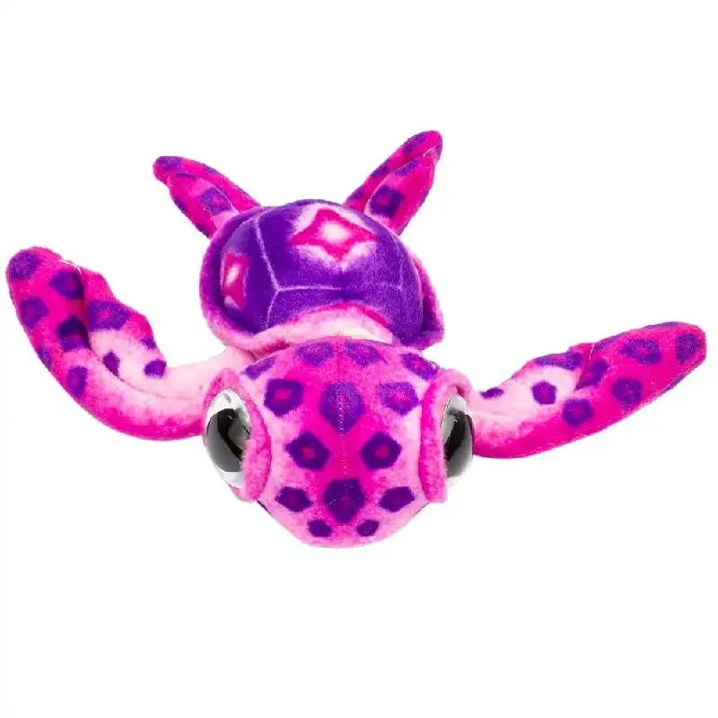 Turtle Sea Creature Toy Pink and Purple 28cm