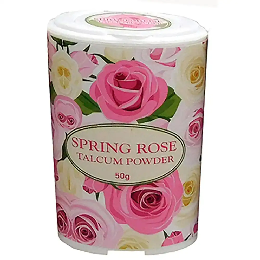 Le Fleur Spring Rose Luxury Talcum Powder 50g