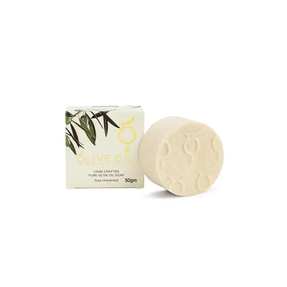 Olive Oil Skincare Co Pure Unscented Olive Oil Soap 50gm