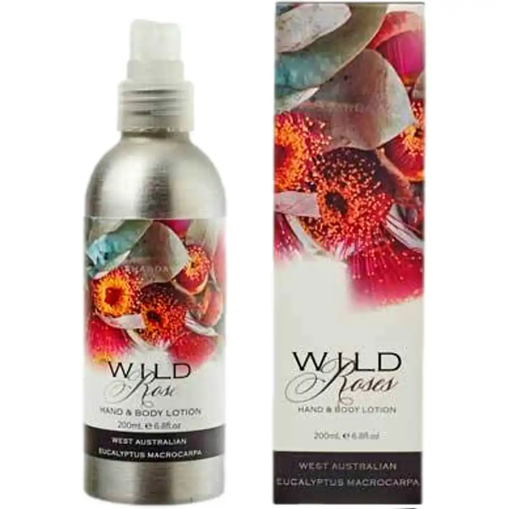 Sharday Wild Roses Hand & Body Lotion 200ml Australian Floral