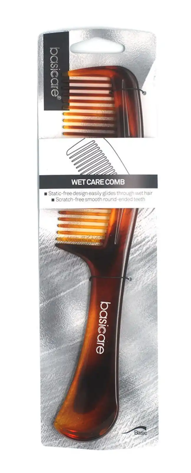 Basicare Hair Comb Wet Care Anti-Static 22cm