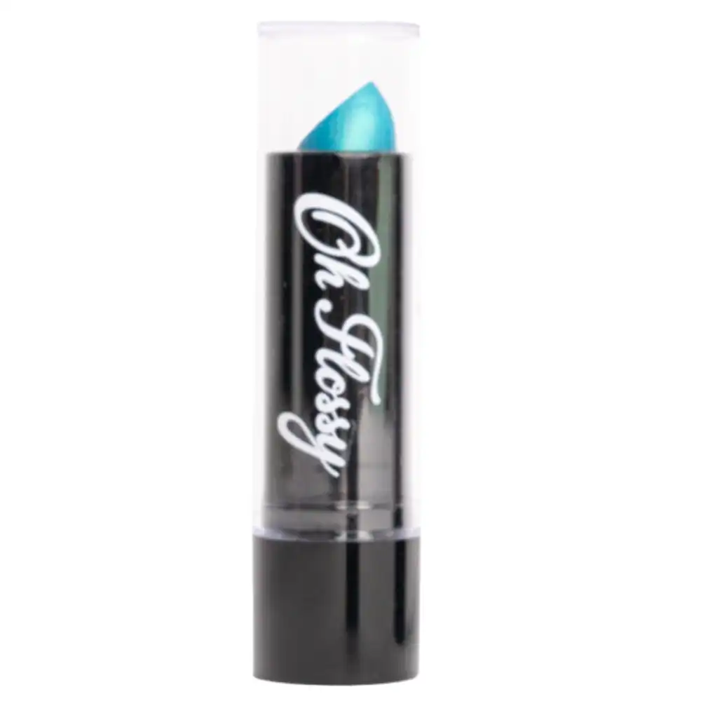 Oh Flossy Childrens Kids Lipstick Tube Blue Natural Non-Toxic