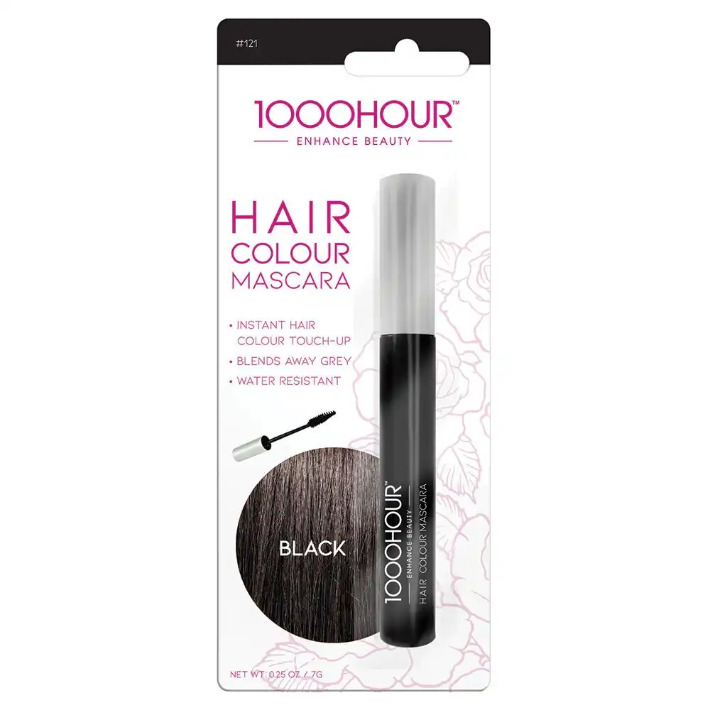 1000 Hour Hair Colour Mascara Black 7g