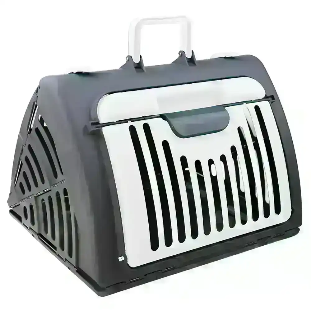 Paws & Claws 46cm Collapsible Pet Dog/Cat Carrier Foldable Travel Cage Assorted
