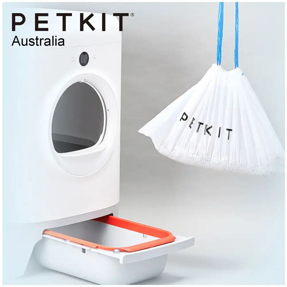 4x Petkit 55cm Waste Replacement Bag Refill Roll for Pura X Cat Litter Box Tray