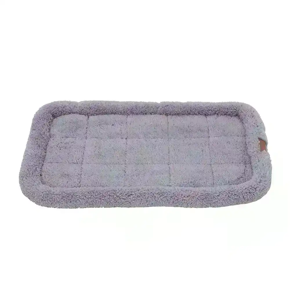 Paws & Claws Sherpa Crate/Carrier Cushion/Mattress Pet Dog 90x57cm Large Grey