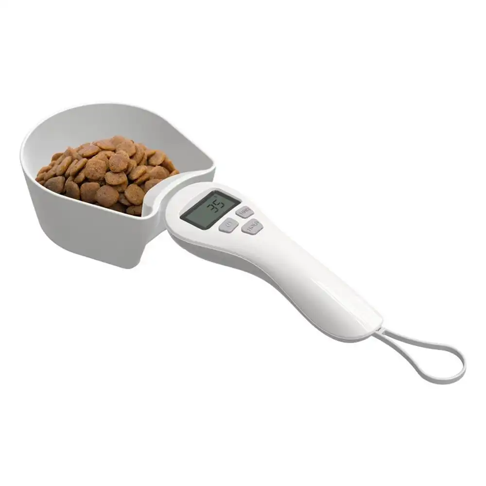 M-Pets 800g Poppy Electronic Digital Scale Pet/Cat/Dog Food/Feed Measuring Scoop