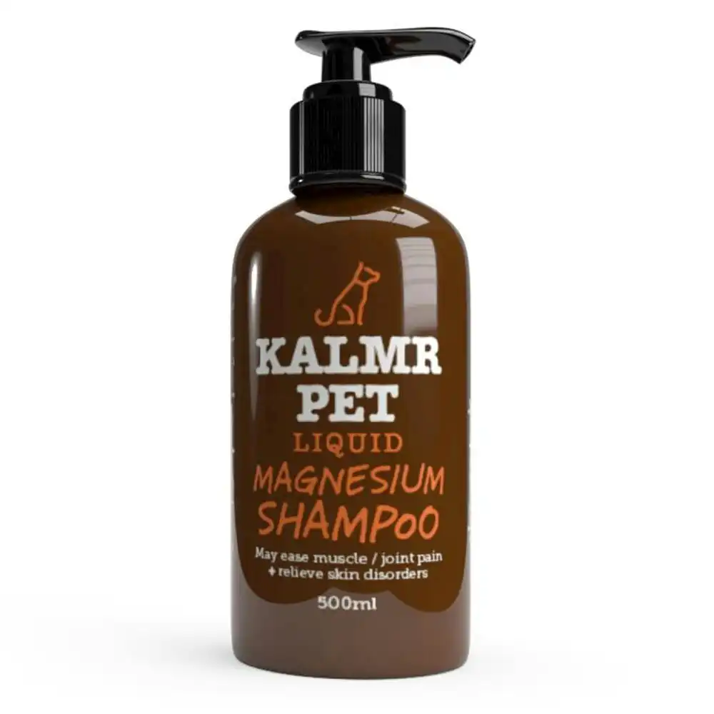 Kalmr Pet Liquid Magnesium Shampoo 500ml Dog Coat/Fur Cleaning/Washing/Relaxing