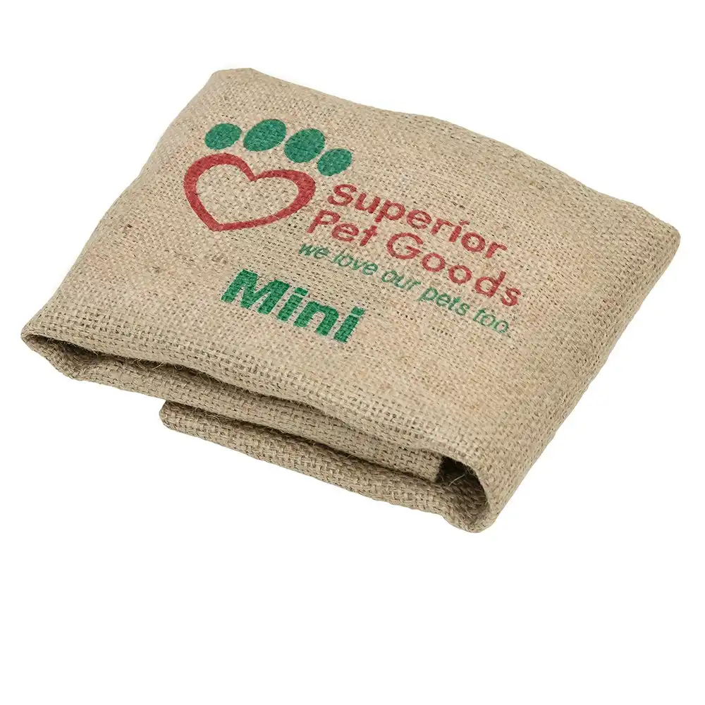 Superior Pet Goods 82x54cm Mini Fitted Sheet Hessian Cover for Dog Bed Frame