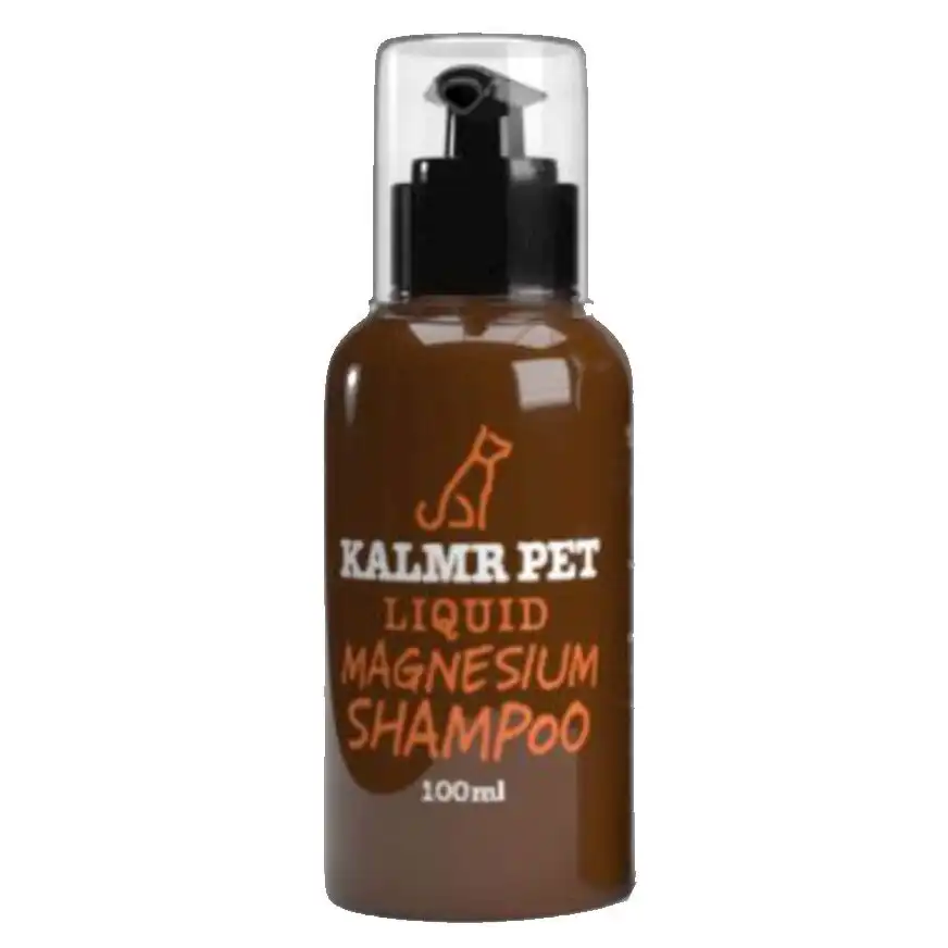 Kalmr Pet Liquid Magnesium Shampoo 100ml Dog Coat/Fur Cleaning/Washing/Relaxing