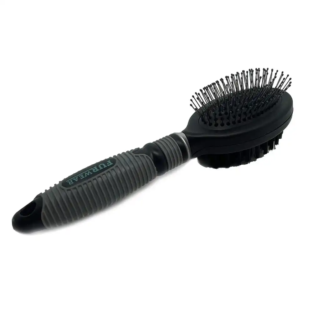 Furwear Combo Pet Brush Dog/Cat Hair Grooming Clean Multi Purpose Comb Tool L