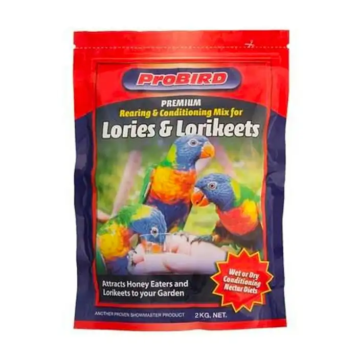 Probird Rearing/Conditioning Mix 2kg Pet Lories/Lorikeets Dietary Bird Food Mix