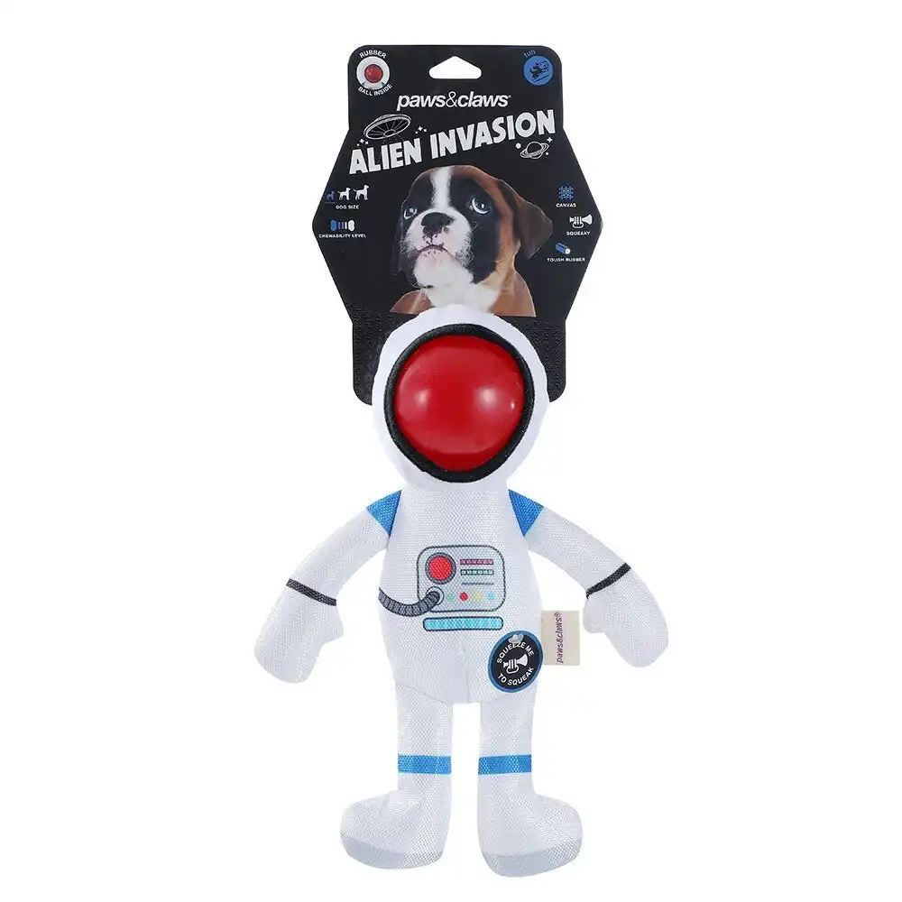 Paws & Claws 30cm Alien Invasion Pet Dog/Cat Interactive Playing Toy Astronaut