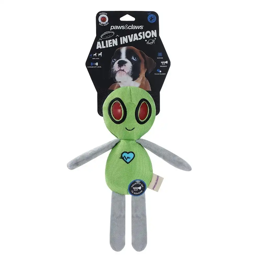 Paws & Claws 30cm Alien Invasion Pet Dog/Cat Interactive Play Toy Alien Assort