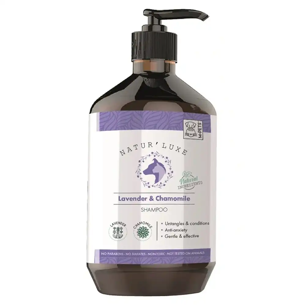 M-Pets 500ml Lavender/Chamomile Pet/Cat/Dog Untangling Hydrating Shampoo Cleaner
