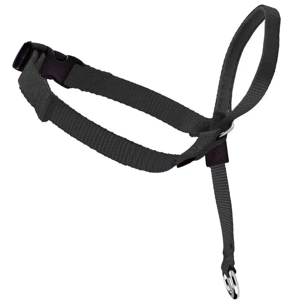 Gentle Leader 55kg+ Black Dog/Pet/Puppy Head Collar XL Training Harness Strap