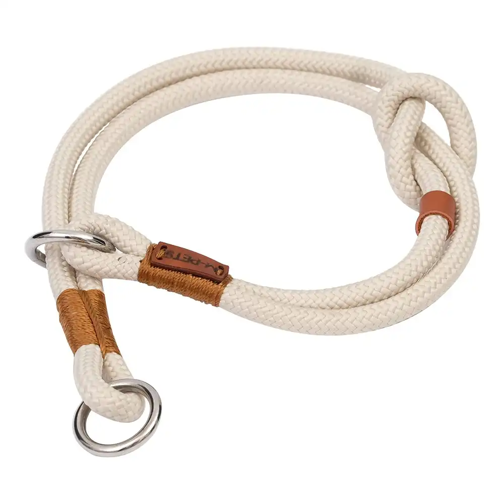 M-Pets 35cm Small Eco-Friendly Adjustable Pet/Dog Collar Neck Secure Strap White