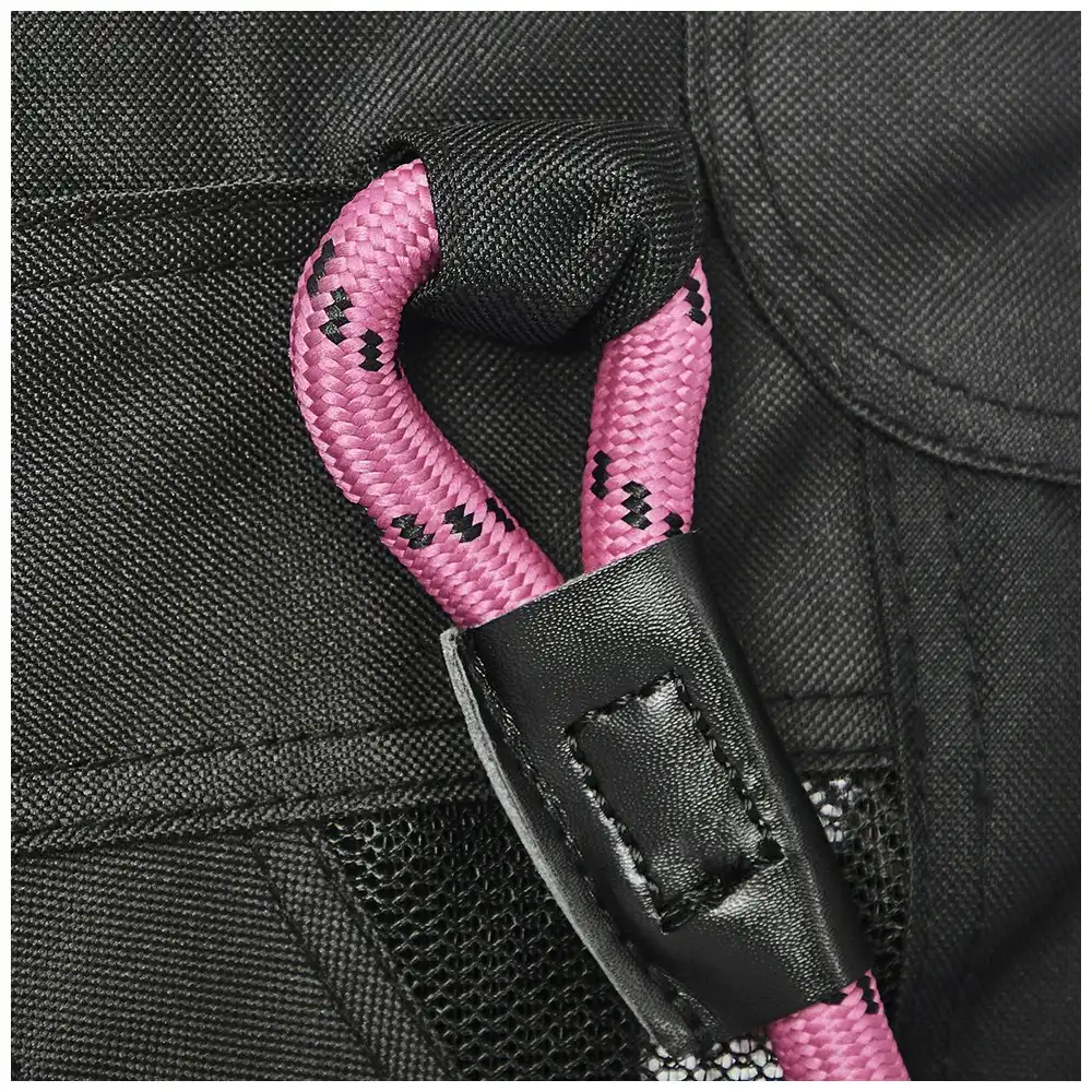 M-Pets 2-in-1 Remix Travel 41cm Carrier Pet/Dog Bag w/ Leash/Belt Black/Pink