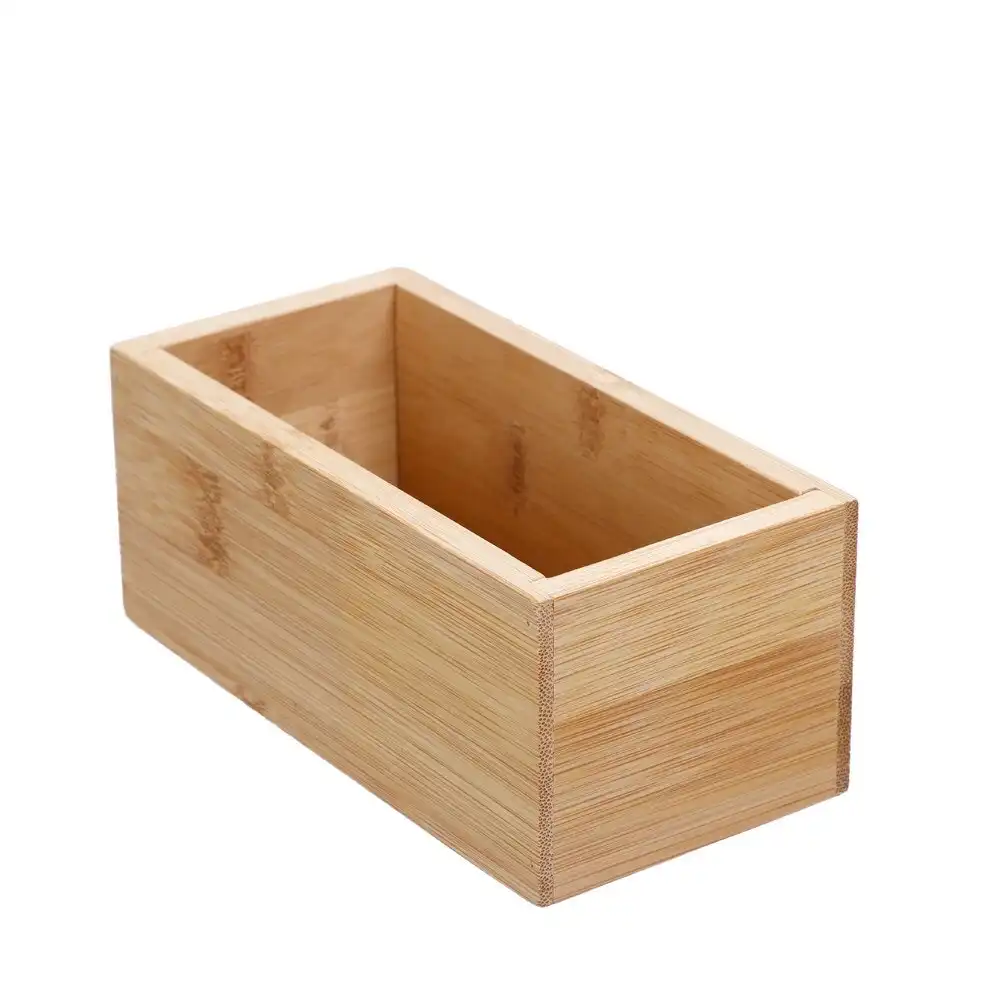 Boxsweden Bamboo Organisation Tray 15x7.5cm Storage Organiser Holder Container