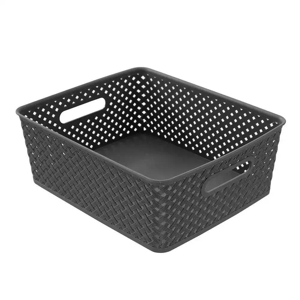 Boxsweden 35x29.5cm Weave Basket Cleaning Storage Organiser Container M Assort