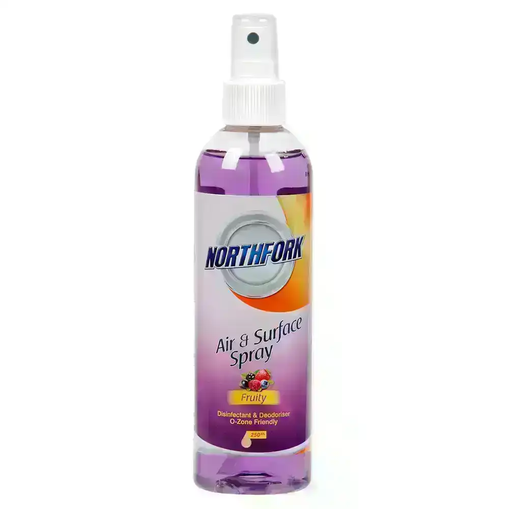 Northfork 250ml Air & Surface Disinfectant Deodoriser Cleaner Spray Fruity