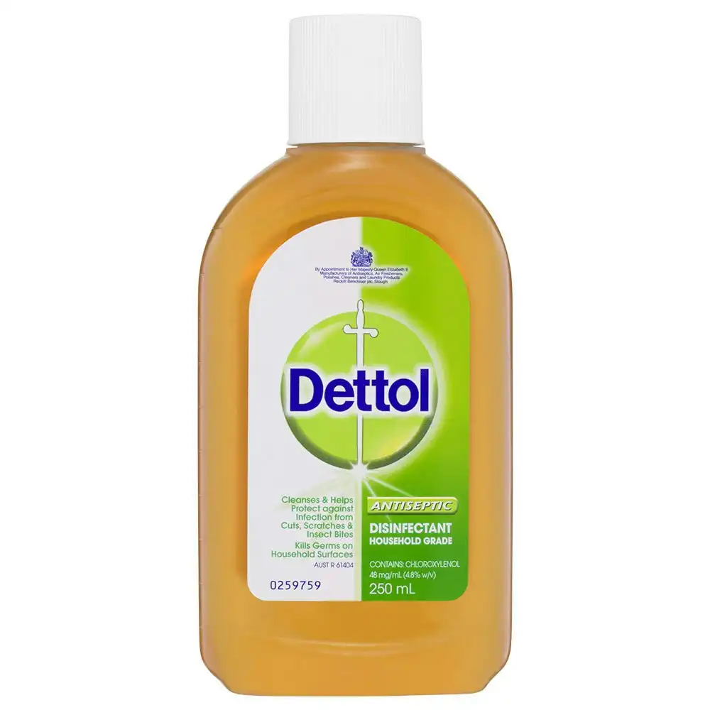 3x Dettol 250ml Antiseptic Surface Disinfectant/Cleaning Home Deodorise/Sanitise