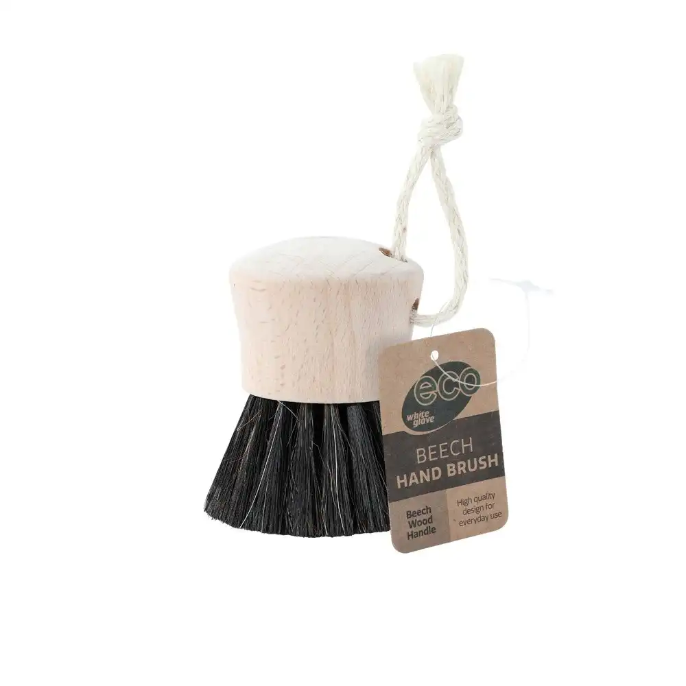 White Glove 6cm Eco Beech Wood Hand Brush Floor/Bathroom Mould/Dirt Cleaner
