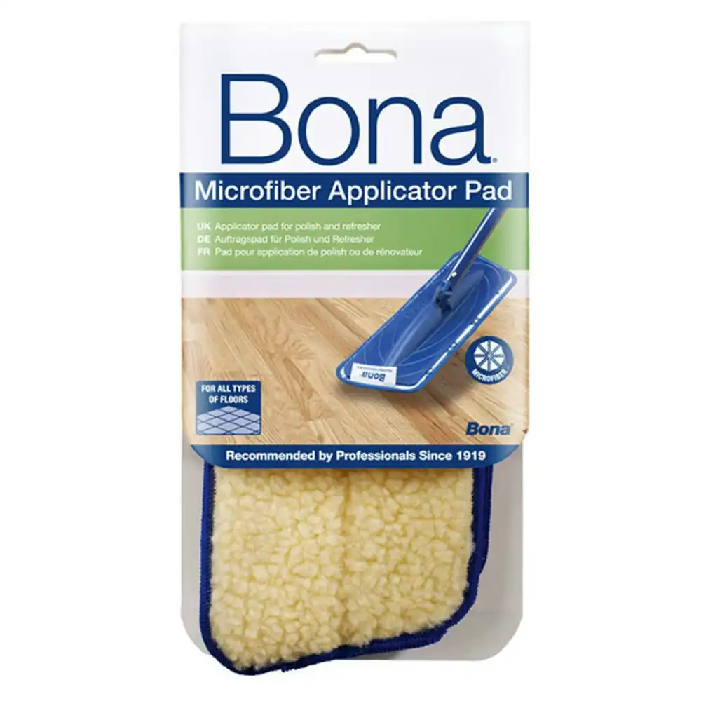 Bona Microfibre Applicator Pad for Wood Refresher & Polish Floor Mop Cleaning