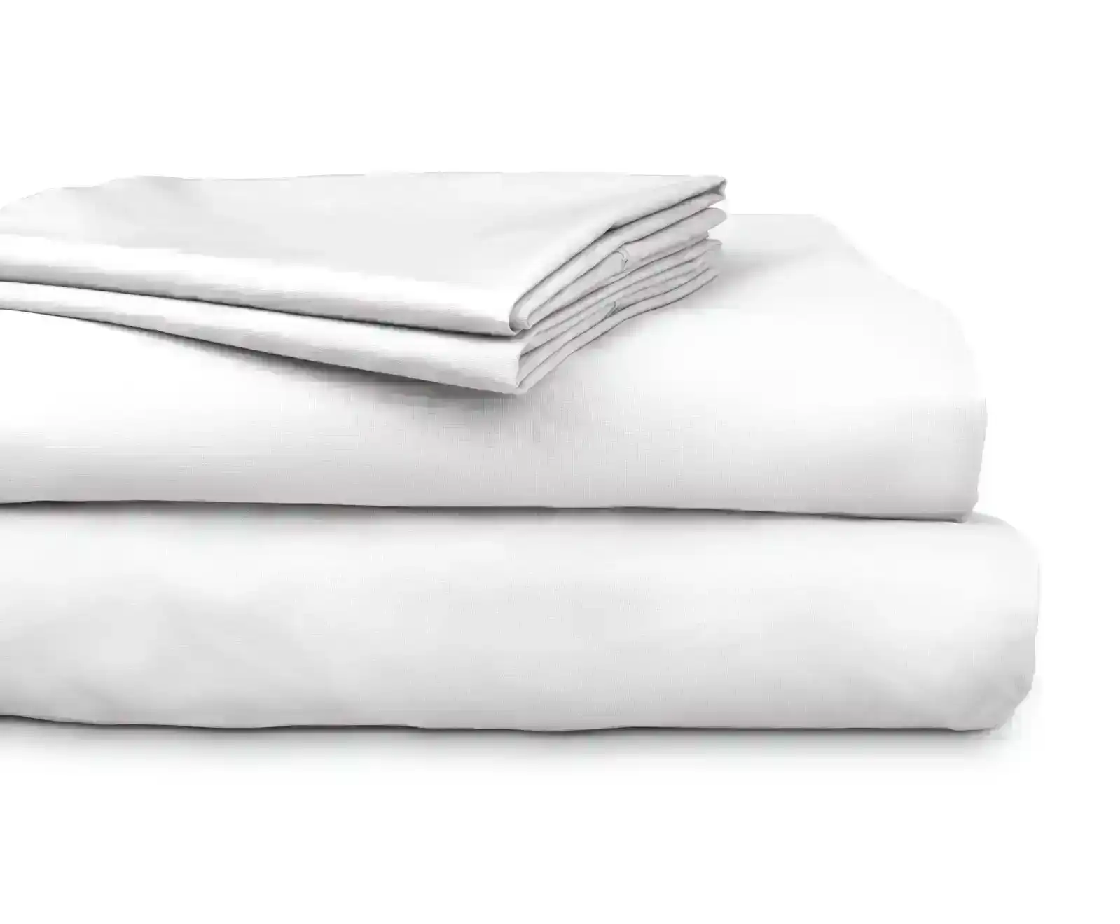 Ardor 300TC Cotton Mega King Bed Flat/Fitted Sheet Set w/ 2x Pillowcases White