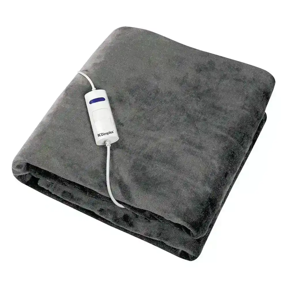 Dimplex Dream Easy 180x130cm Heated Throw Washable Fleece Electric Blanket Rug