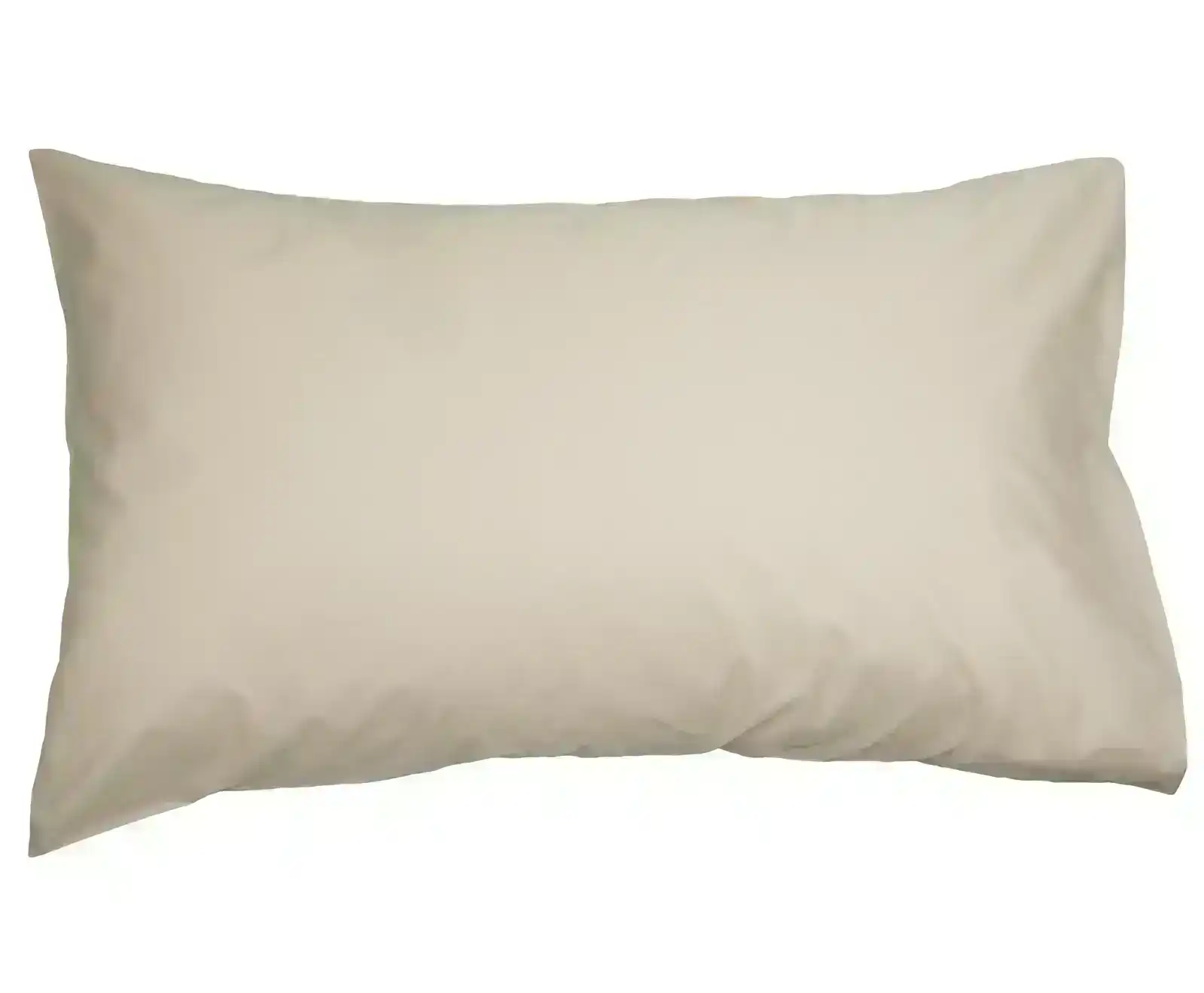 Ardor 300TC 48x74cm Soft Cotton Twin Pack Pillowcase Bed Pillow Cover Case Stone