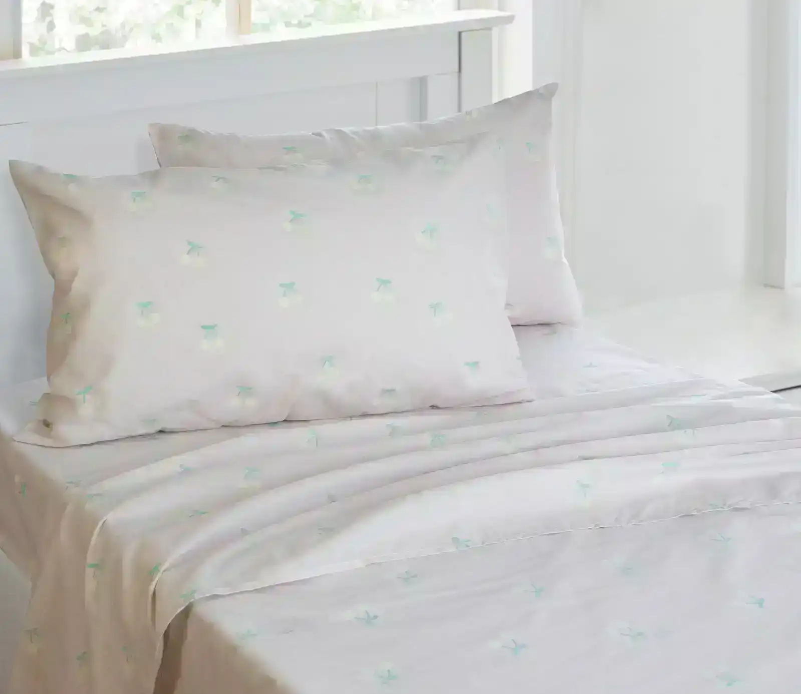 Jelly Bean Kids Merideth Printed Single Bed Size Sheet Set w/ Pillowcase Lilac