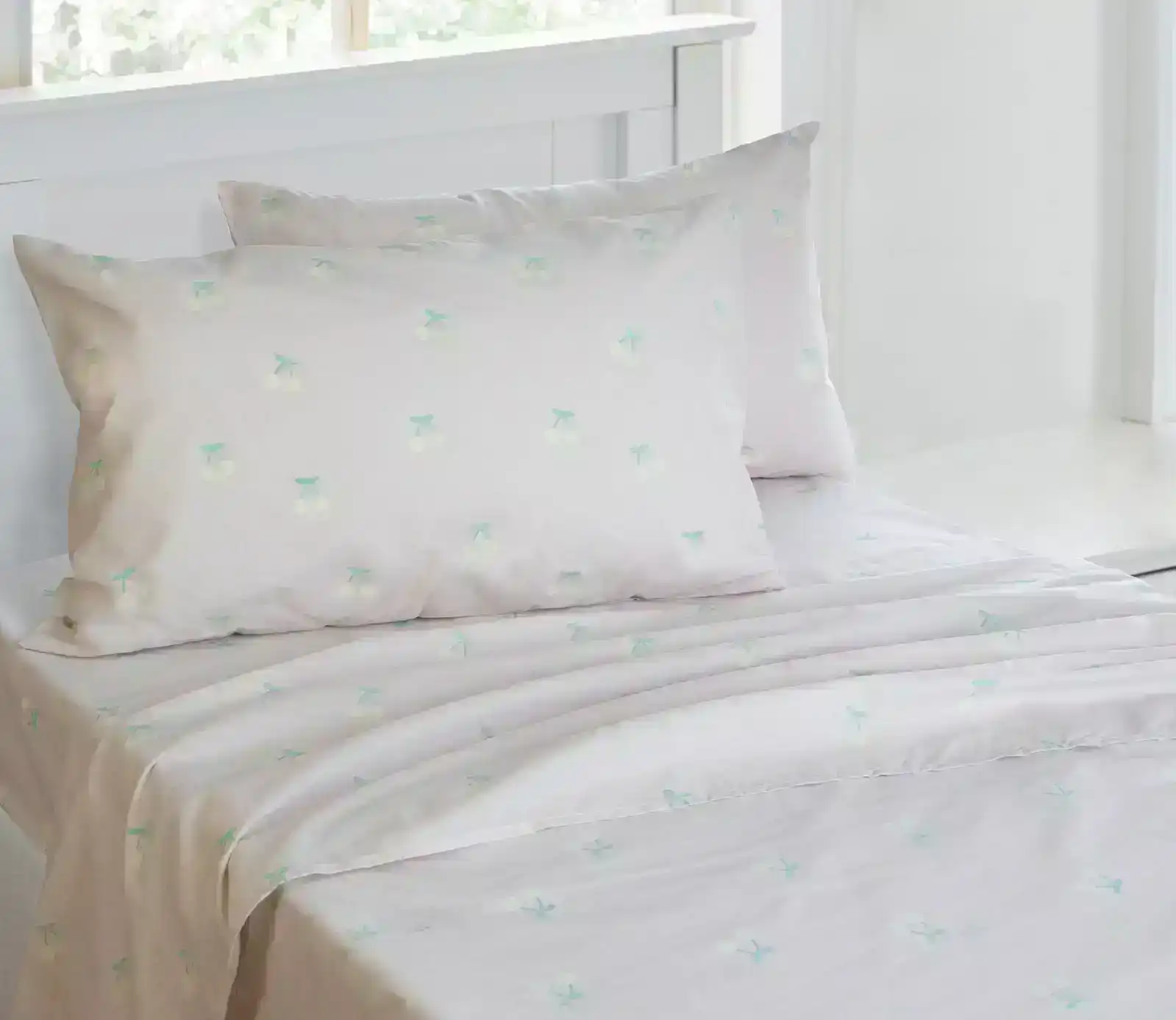 Jelly Bean Kids Merideth Printed King Single Bed Sheet Set w/ Pillowcase Lilac