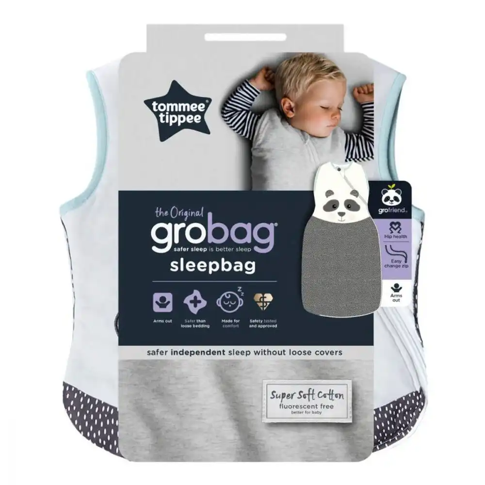 Tommee Tippee Grobag Baby Cotton 18-36m 2.5 TOG Sleepbag/Sleeping Bag Pip Panda