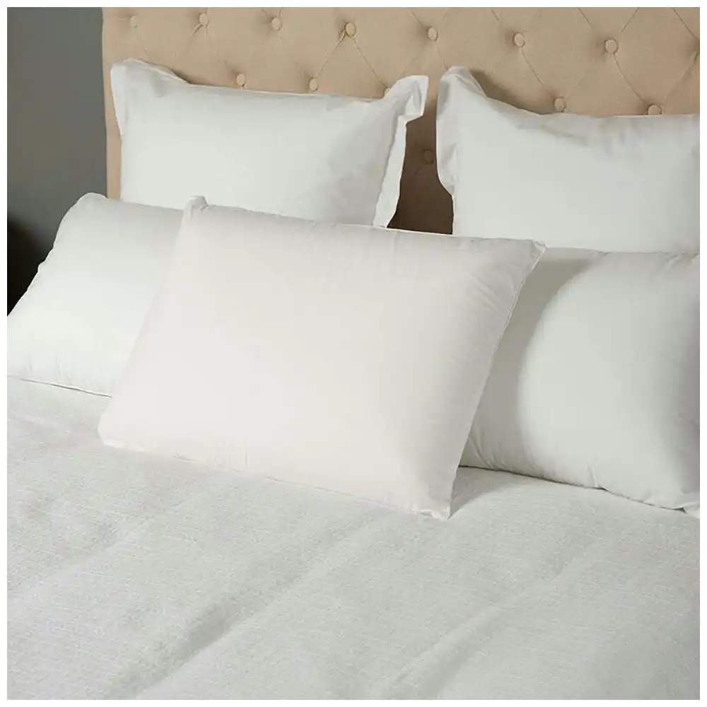 Tontine 40x60cm Comfortech Talalay Latex Cotton Pillow Medium Height Home Bed