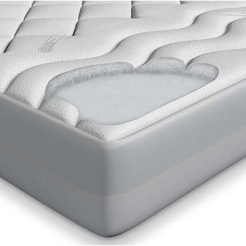 Tontine 182x203cm Reversible Coolmax Quilted Mattress Topper King Bed White
