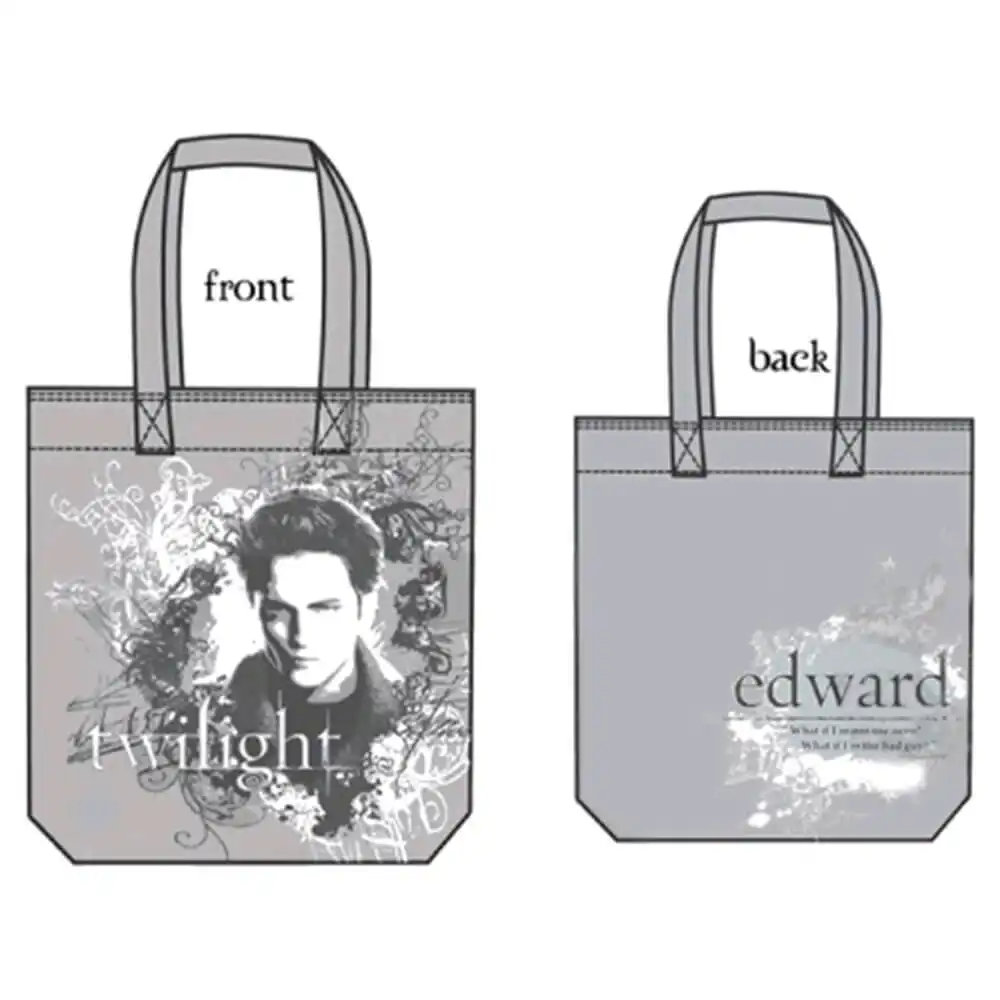 Twilight Tote Bag Edward Cullen (Vector Grey)