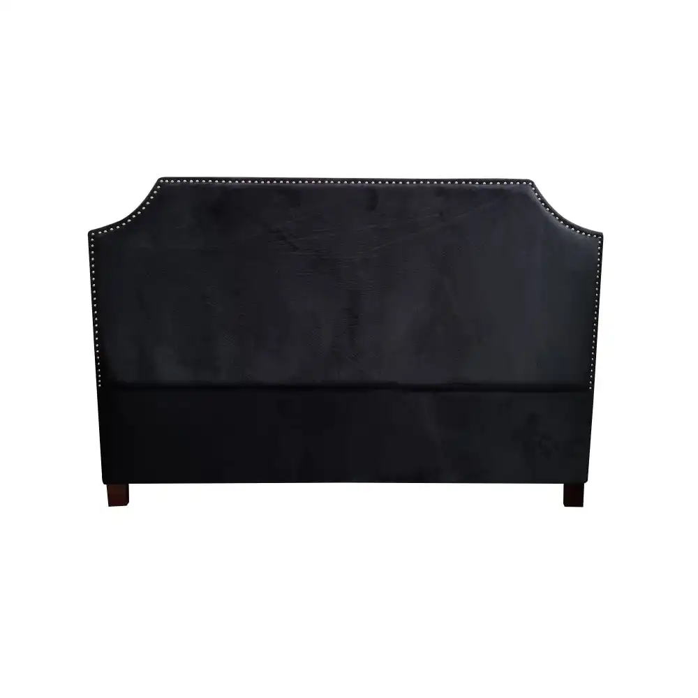 HomeStar Amadeus Fabric Headboard Bed Head Queen Size - Black