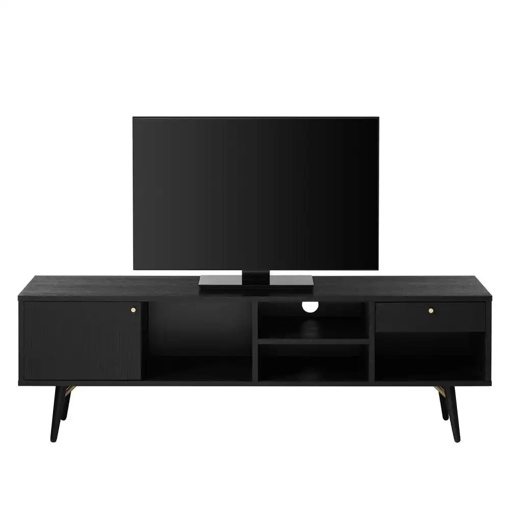 HomeStar Akira TV Stand Cabinet Entertainment Unit - Black