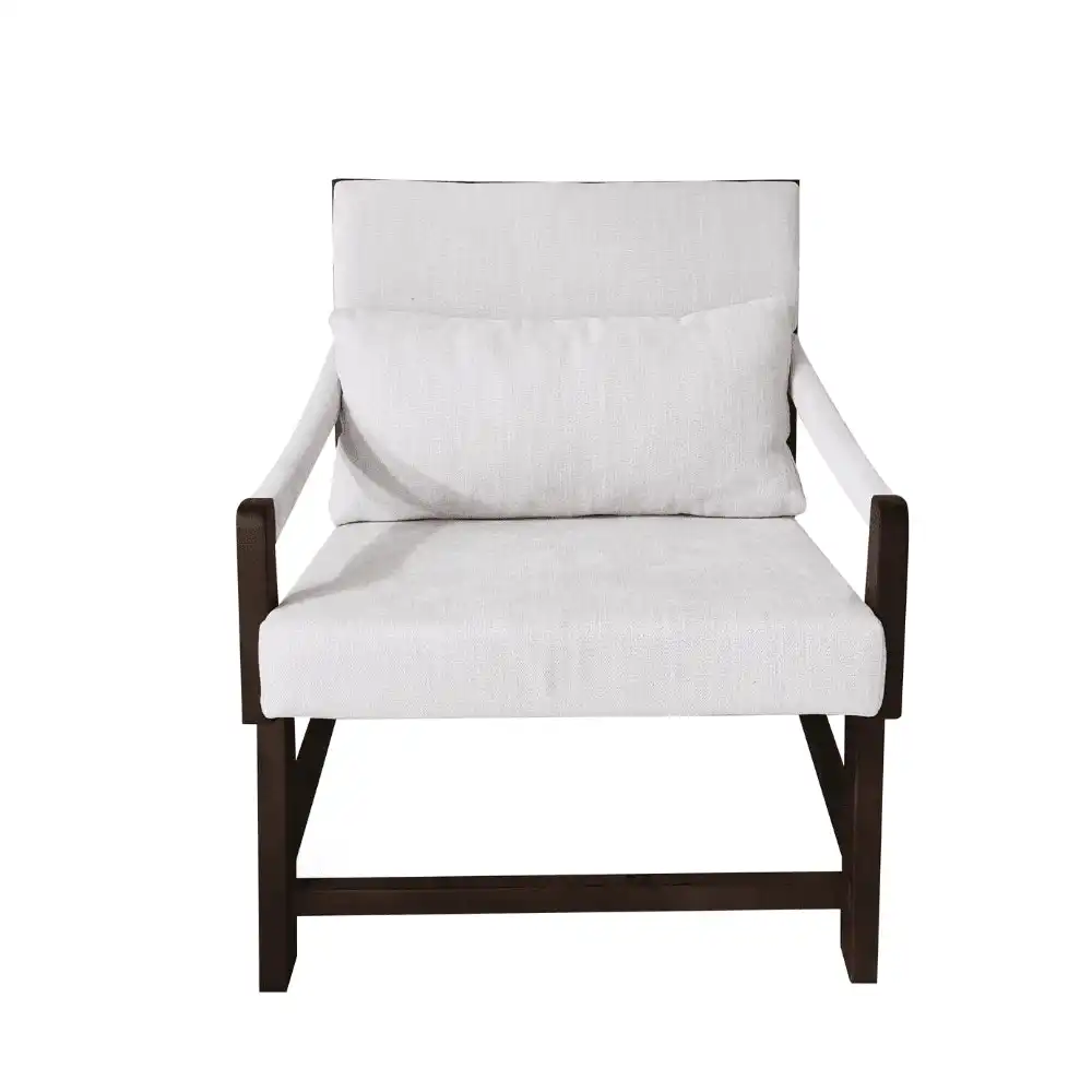 HomeStar Carmello Accent Lounge Arm Chair - Beige