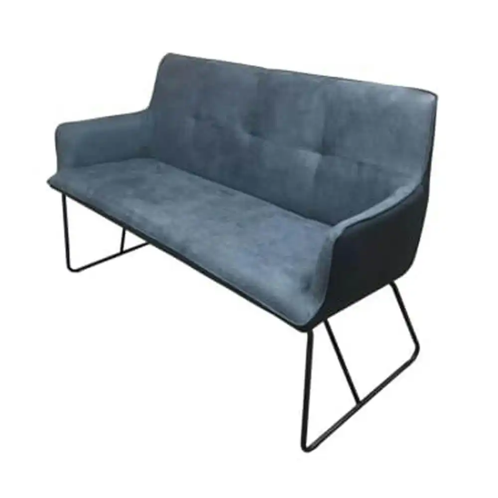 6IXTY Ideal Modern Scandinavian 2-Seater Sofa - Dark Grey