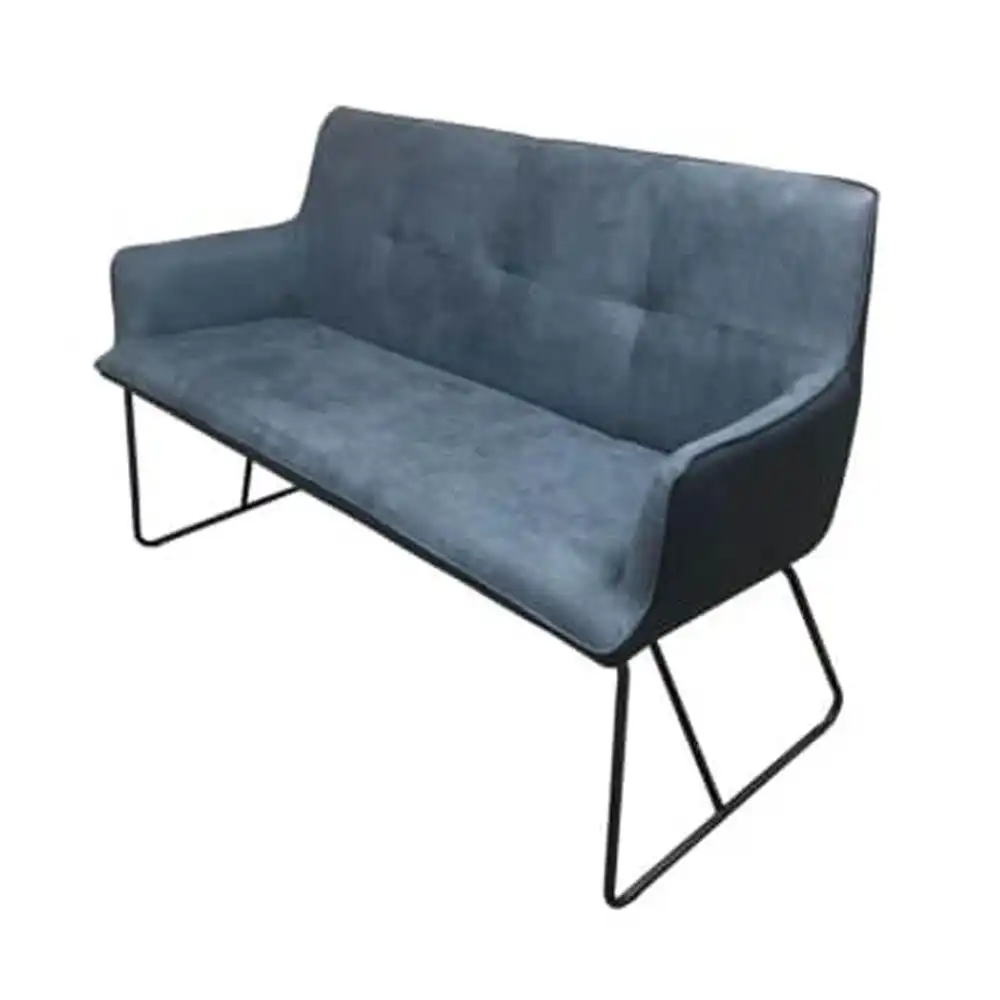 6IXTY Ideal Modern Scandinavian 2-Seater Sofa - Dark Grey