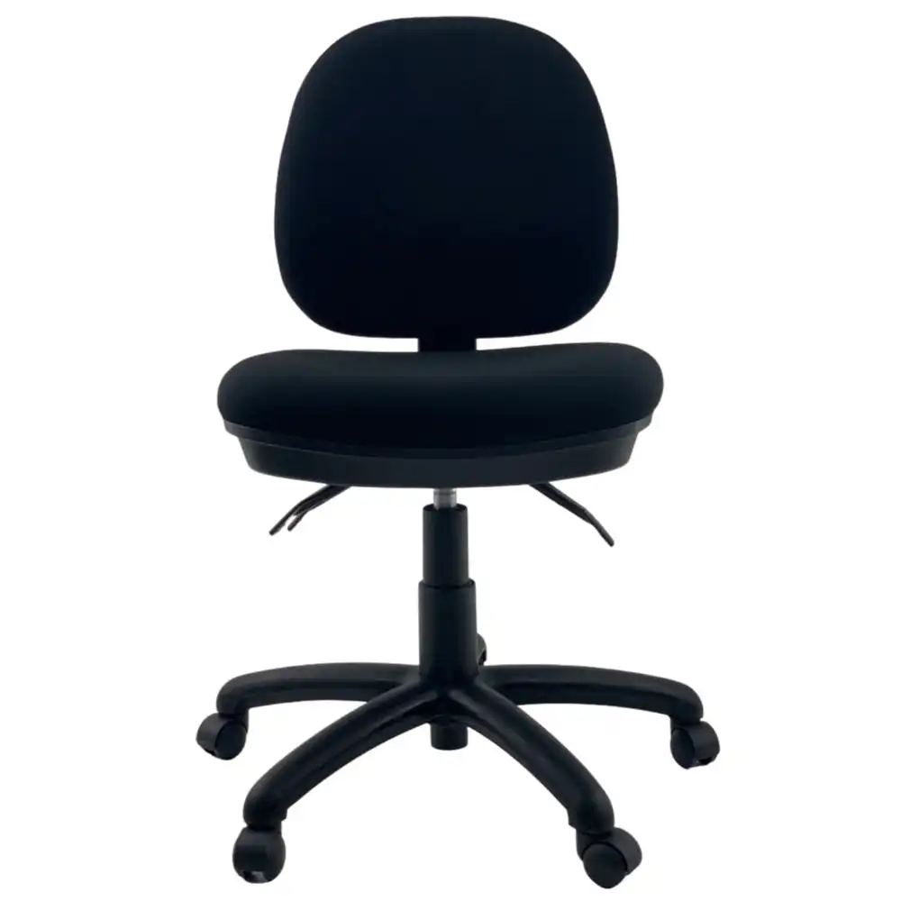 UNIX CITY Medium Back AFRDI Office Task Computer Chair - Black