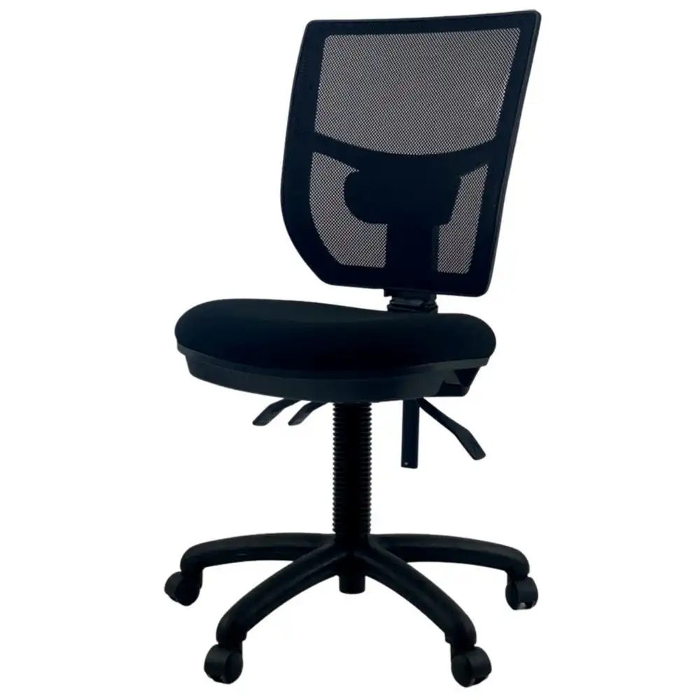 UNIX EISTEIN AFRDI Medium Back Handwheel Adjustable School Office Computer Chair - Black