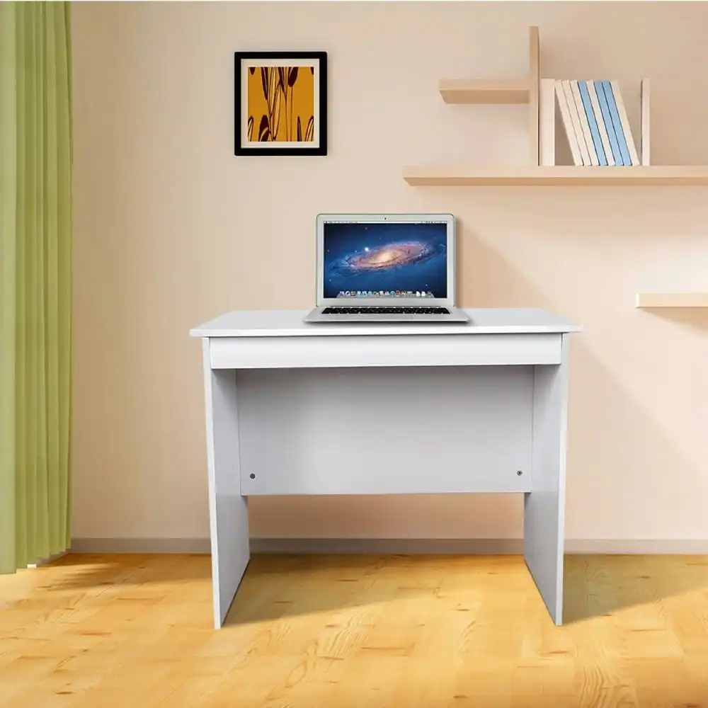 Modern Simpleline Office Computer Writing Study Desk Table 90cm - White