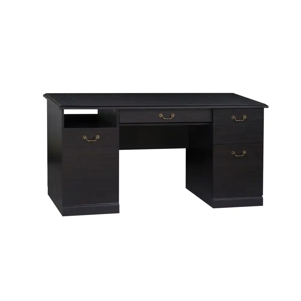 Kerney Executive Manager Home Office Computer Working Desk - Espresso