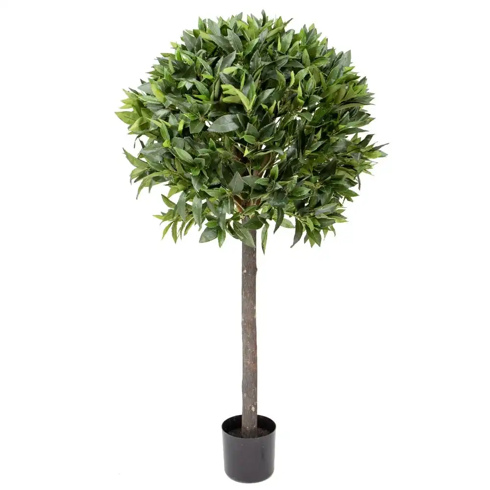 Glamorous Fusion Bay Leaf Tree Artificial Fake Plant Flower Decorative 125cm In Pot