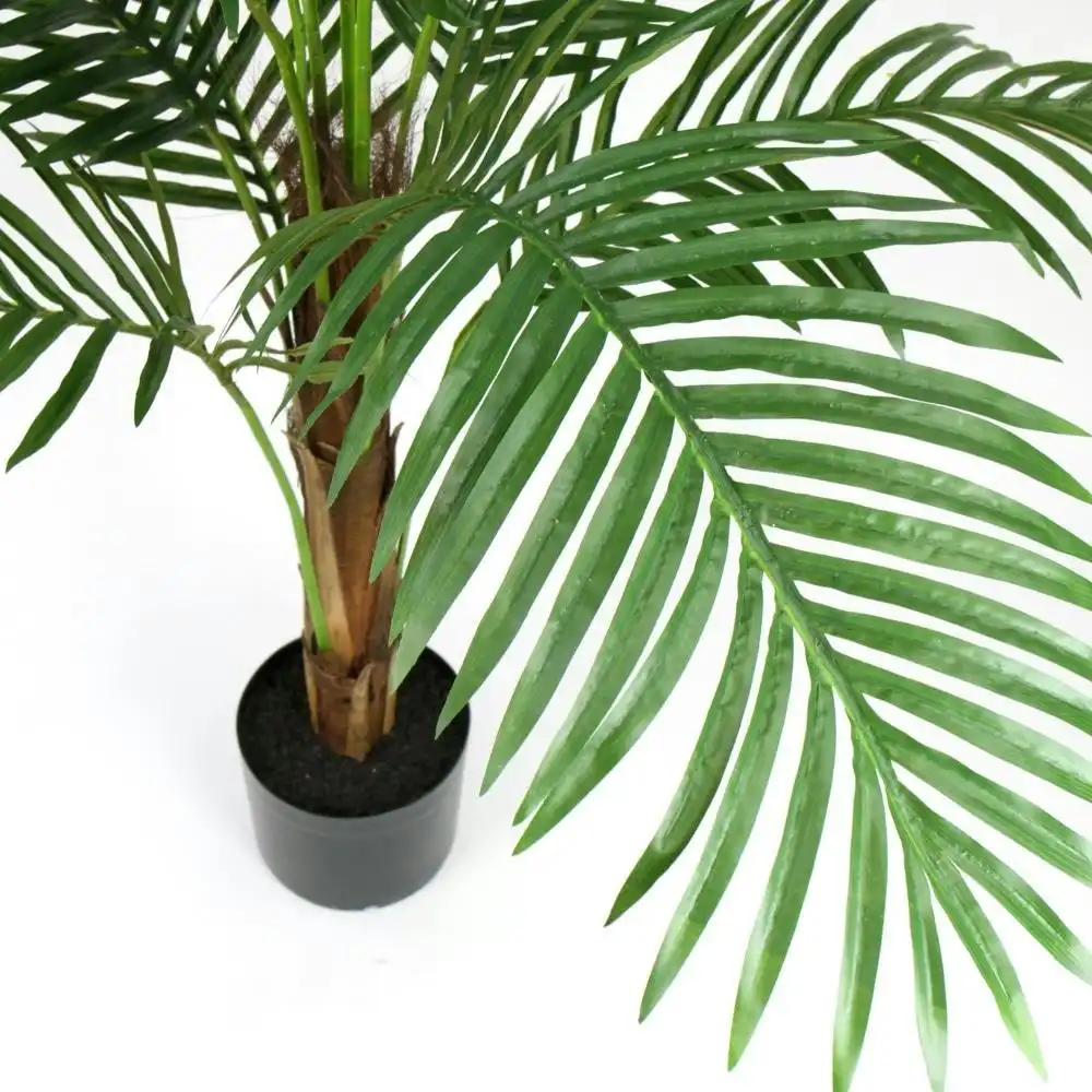 Glamorous Fusion Phoenix Palm Tree Artificial Fake Plant Decorative 122cm In Pot - Green